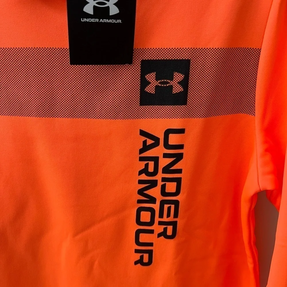 Under Armour NWT Neon Orange hoodie - size Large